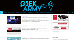 Desktop Screenshot of g3ekarmy.com